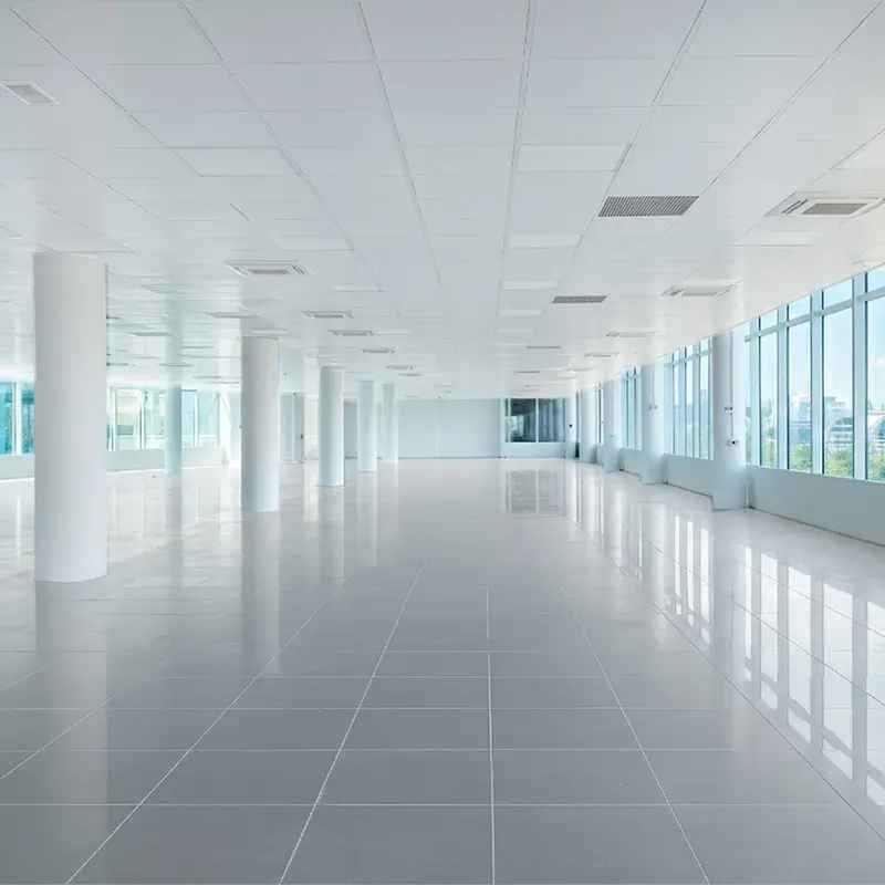 Blue Building Workspace