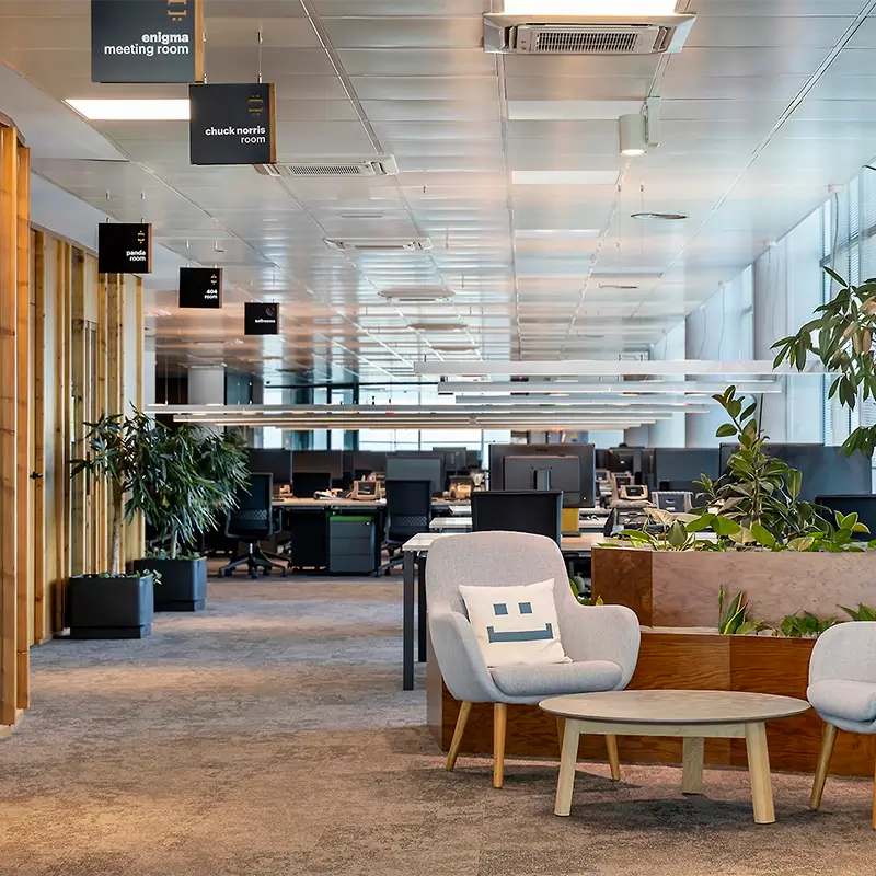 Blue Building Meeting Room